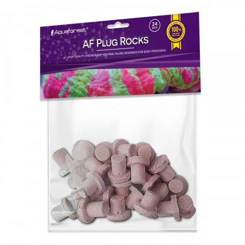 AF Plug Rocks (Purple, 24 pcs) - Aquaforest