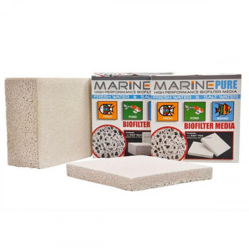 Marine Pure Biofilter Media Plate 8x8x1