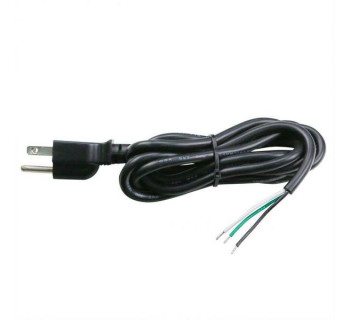 LET Lighting 6’ Powercord w/ Grounded Plug