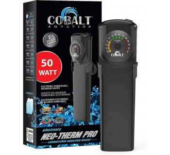 Cobalt Aquatics Neo-Therm Pro Submersible Aquarium Heater (Plastic) - 50 Watt