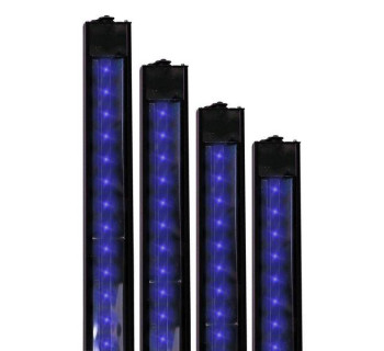 Reef Brite 24" Blue XHO LED Strip Light - Black - 24W